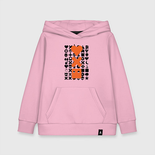 Детская толстовка-худи Love Death & Robots / Светло-розовый – фото 1