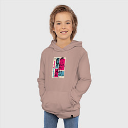 Толстовка детская хлопковая Cowboy Bebop, цвет: пыльно-розовый — фото 2