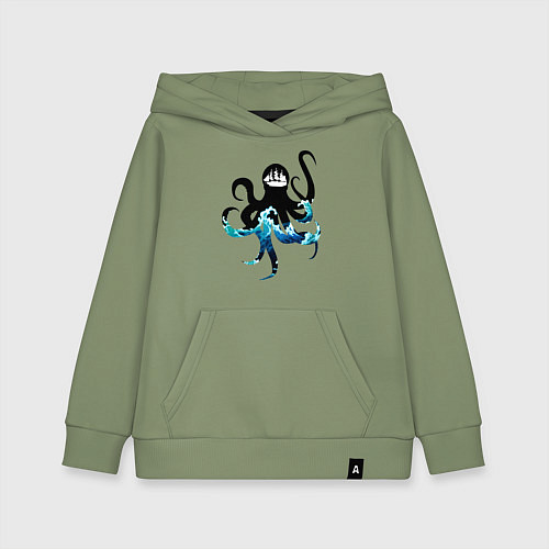 Детская толстовка-худи Осьминог Монстр Корабль / Авокадо – фото 1