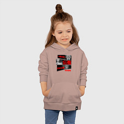 Толстовка детская хлопковая Sukuna Сукуна, цвет: пыльно-розовый — фото 2