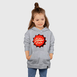 Толстовка детская хлопковая Nuka Cola Fallout, цвет: меланж — фото 2