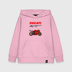 Детская толстовка-худи DUCATI ДУКАТИ MOTOSPORT
