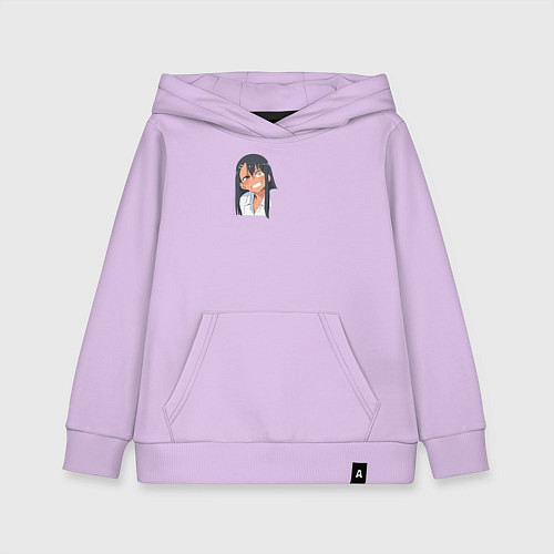Детская толстовка-худи Nagatoro heh / Лаванда – фото 1