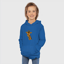 Толстовка детская хлопковая Жираф Жора, цвет: синий — фото 2
