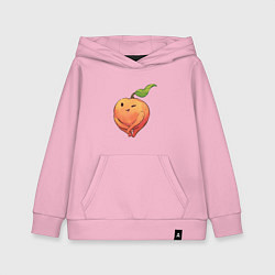 Толстовка детская хлопковая Милая персик, цвет: светло-розовый