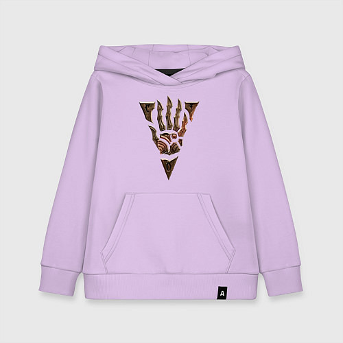 Детская толстовка-худи Символ Морровинда / Лаванда – фото 1