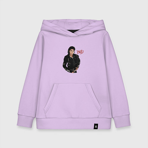 Детская толстовка-худи BAD Майкл Джексон / Лаванда – фото 1