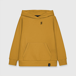 Толстовка детская хлопковая Биология ДНК, цвет: горчичный