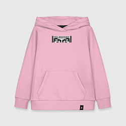 Толстовка детская хлопковая Мини изображение большого брата, цвет: светло-розовый
