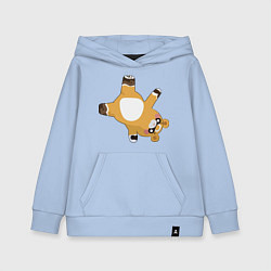 Толстовка детская хлопковая Гоба, цвет: мягкое небо