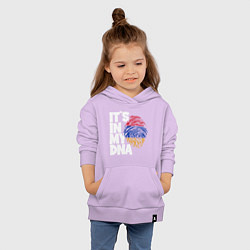 Толстовка детская хлопковая ДНК - Армения, цвет: лаванда — фото 2