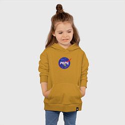 Толстовка детская хлопковая Pepe Pepe space Nasa, цвет: горчичный — фото 2