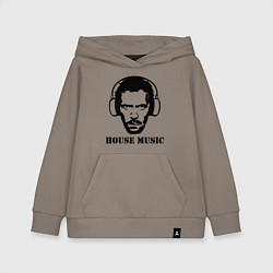 Толстовка детская хлопковая Dr House music, цвет: утренний латте