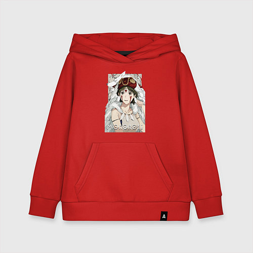 Детская толстовка-худи Princеss mononoke / Красный – фото 1