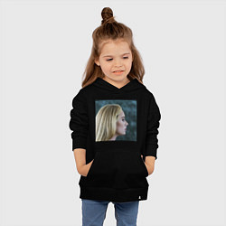 Толстовка детская хлопковая Adele 30, цвет: черный — фото 2