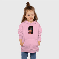 Толстовка детская хлопковая ГАГА, цвет: светло-розовый — фото 2