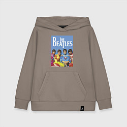 Толстовка детская хлопковая The Beatles - world legend!, цвет: утренний латте