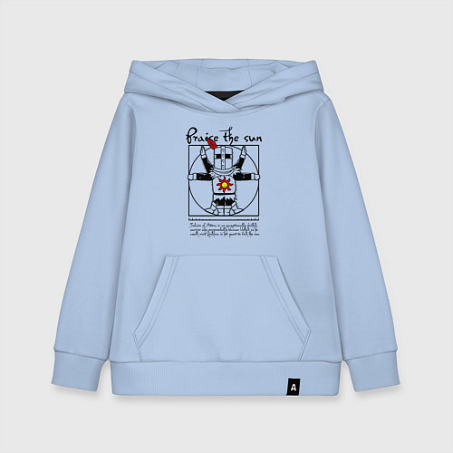 Детская толстовка-худи Dark Souls - Praise the Sun! / Мягкое небо – фото 1