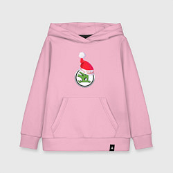 Толстовка детская хлопковая Skoda Merry Christmas, цвет: светло-розовый