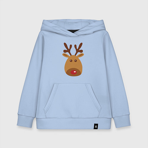 Детская толстовка-худи Олень 2022 / Мягкое небо – фото 1