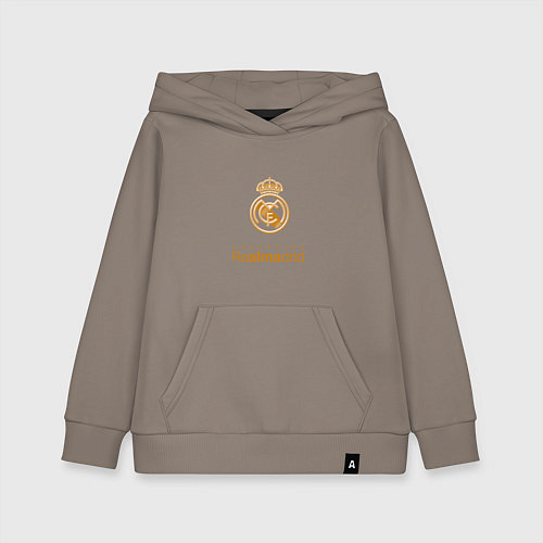 Детская толстовка-худи Real Madrid Logo / Утренний латте – фото 1