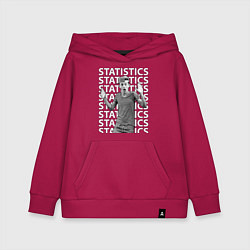Толстовка детская хлопковая Lil Timmy Tim Statistics, цвет: маджента