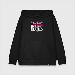 Толстовка детская хлопковая The Beatles Great Britain Битлз, цвет: черный