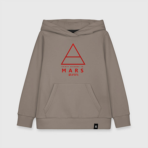 Детская толстовка-худи 30 Seconds to Mars рок / Утренний латте – фото 1