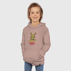 Толстовка детская хлопковая Five Nights at Freddy 0044 Бонни, цвет: пыльно-розовый — фото 2