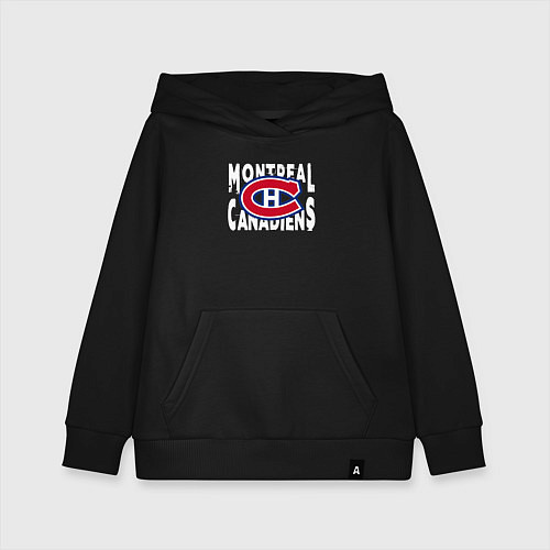 Детская толстовка-худи Монреаль Канадиенс, Montreal Canadiens / Черный – фото 1