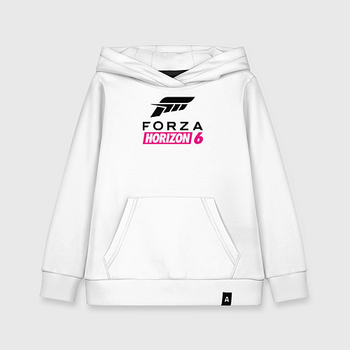 Детская толстовка-худи Forza Horizon 6 logo / Белый – фото 1