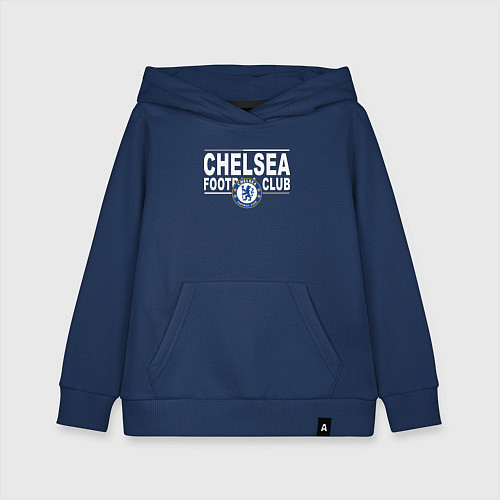 Детская толстовка-худи Chelsea Football Club Челси / Тёмно-синий – фото 1