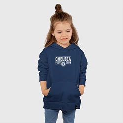 Толстовка детская хлопковая Chelsea Football Club Челси, цвет: тёмно-синий — фото 2