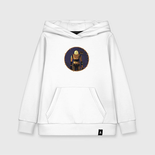 Детская толстовка-худи Я Коммандо / Белый – фото 1
