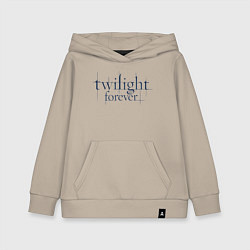 Толстовка детская хлопковая Logo Twilight, цвет: миндальный