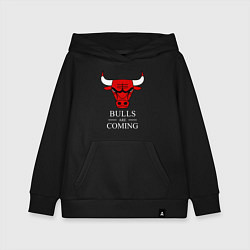 Детская толстовка-худи Chicago Bulls are coming Чикаго Буллз