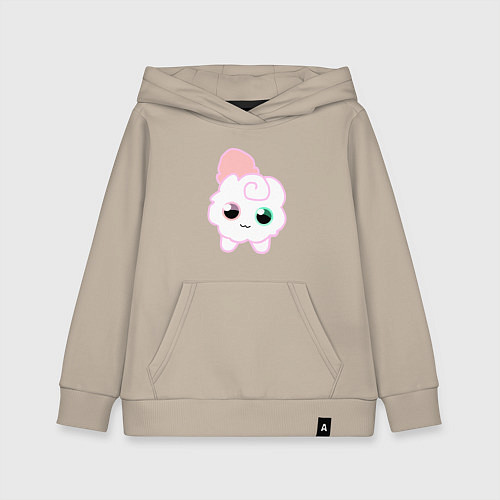 Детская толстовка-худи Toca Kitchen котик / Миндальный – фото 1