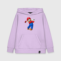 Детская толстовка-худи Марио - крутейший гольфист Super Mario