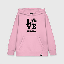 Толстовка детская хлопковая Chelsea Love Классика, цвет: светло-розовый