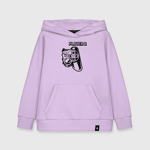 Детская толстовка-худи Player 2 парная / Лаванда – фото 1