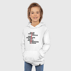 Толстовка детская хлопковая Liverpool Players, цвет: белый — фото 2