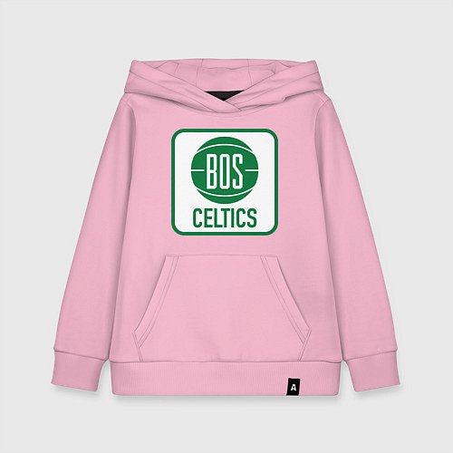 Детская толстовка-худи Bos Celtics / Светло-розовый – фото 1