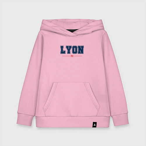 Детская толстовка-худи Lyon FC Classic / Светло-розовый – фото 1