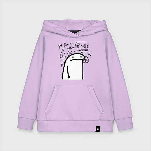 Детская толстовка-худи Понятно что ничего не понятно / Лаванда – фото 1