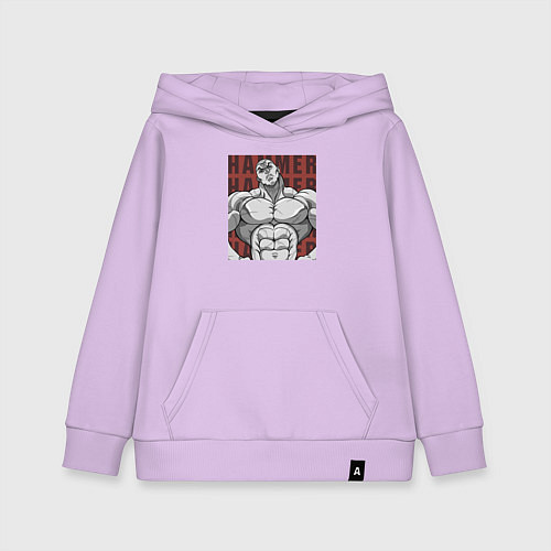Детская толстовка-худи Джек Хаммер / Лаванда – фото 1