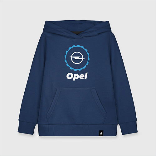 Детская толстовка-худи Opel в стиле Top Gear / Тёмно-синий – фото 1