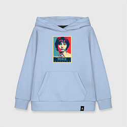 Толстовка детская хлопковая Stranger Things Майк, цвет: мягкое небо