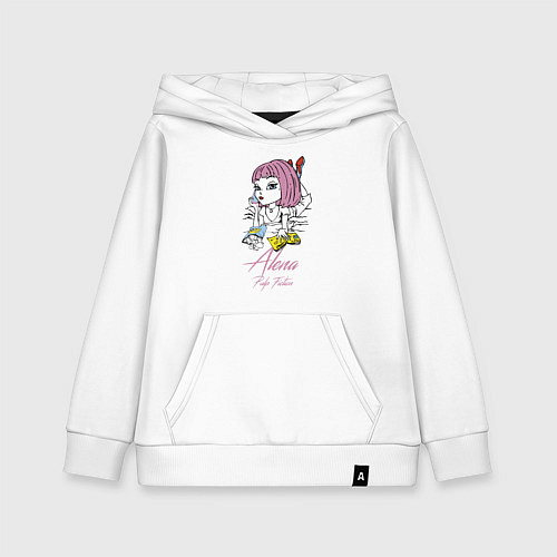 Детская толстовка-худи Alena Pulp Fiction / Белый – фото 1
