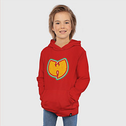 Толстовка детская хлопковая Wu-Tang Colors, цвет: красный — фото 2