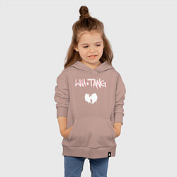 Толстовка детская хлопковая Ву-Тэнг Клэн, цвет: пыльно-розовый — фото 2